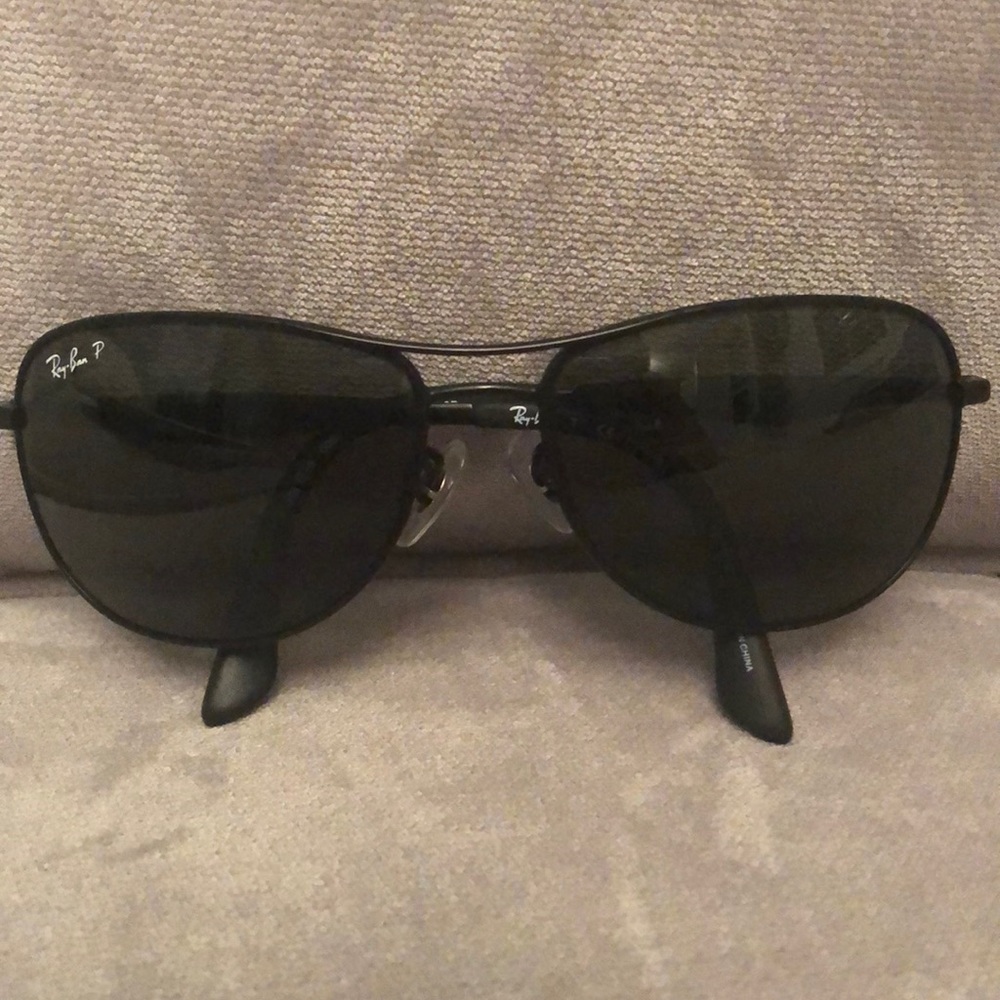 Authentic Black Ray Ban Aviators
